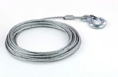 Ocelové lano s hákem 14mm x 27m